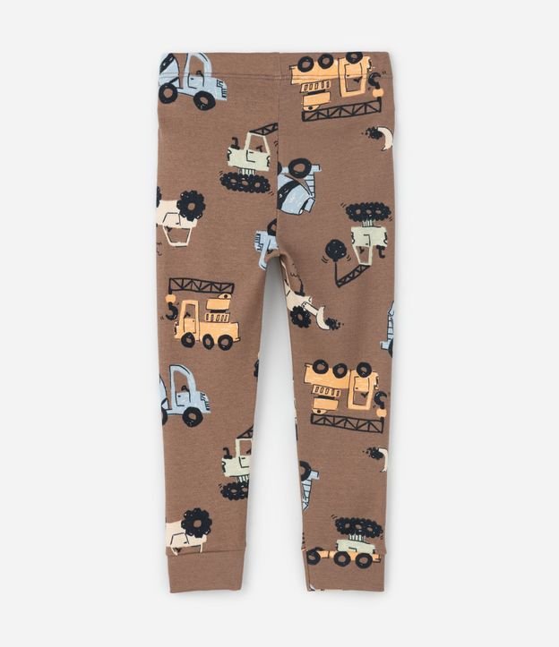 Pijama Infantil con Estampado de Tractores – Talle 1 a 6 años 5