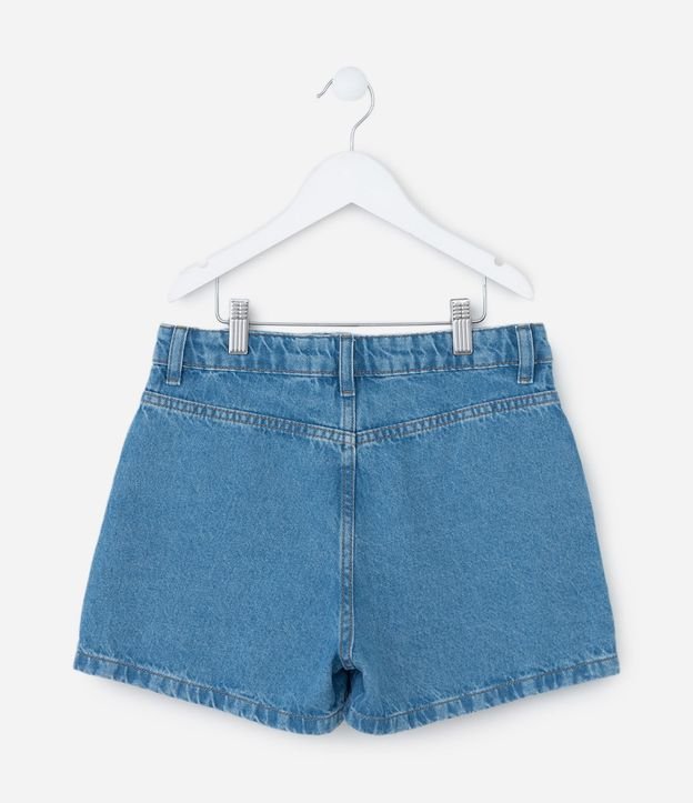 Short Pollera Infantil en Jeans con Colgantes Metálicos – Talle 7 a 16 años 3
