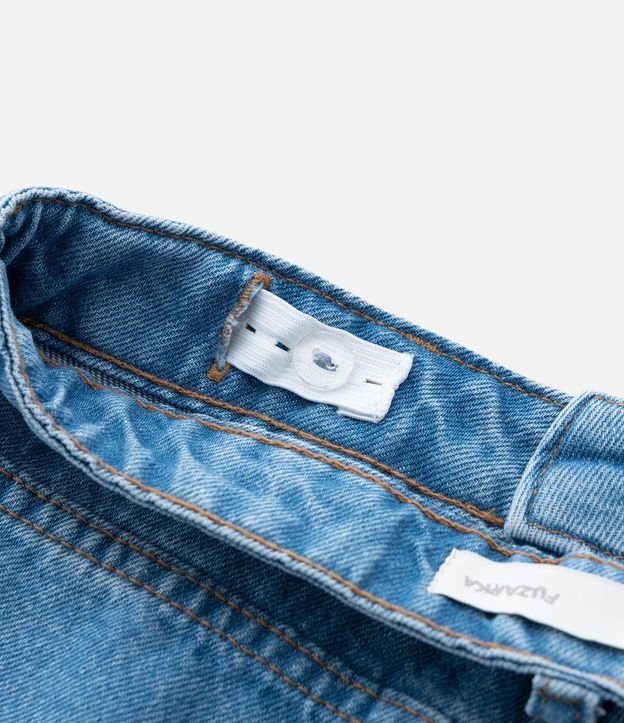 Short Pollera Infantil en Jeans con Colgantes Metálicos – Talle 7 a 16 años 7