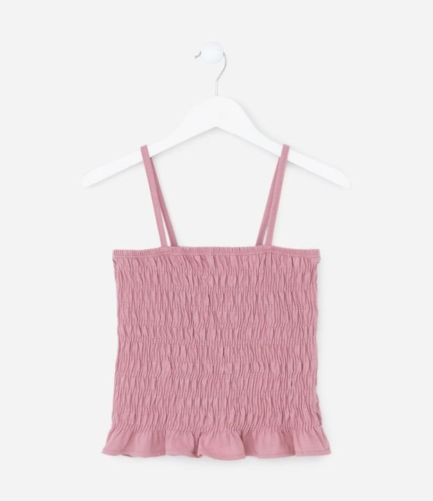 Blusa Infantil con Asas y Detalle de Lástex – Talle 7 a 16 años 2