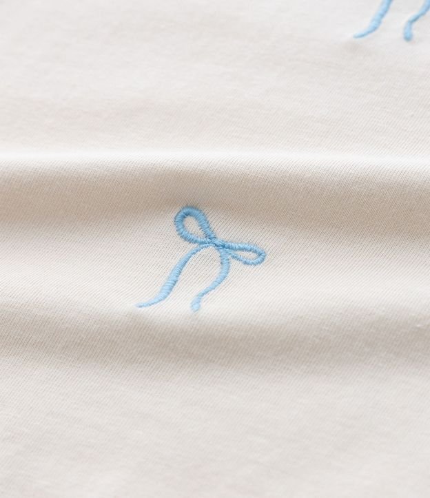 Remera Infantil con Bordado de Moñitas – Talle 5 a 14 años 6