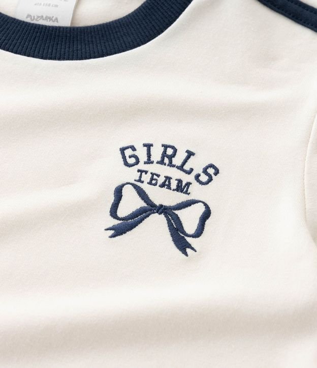 Remera Baby Look Infantil con Bordado de Lazo – Talle 5 a 14 años 7