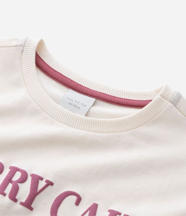 Remera Infantil con Estampado de Bolo Cherry Cake – Talle 5 a 14 años 5