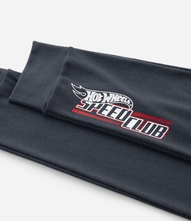 Pijama Largo Infantil en Algodón con Estampado Hotwheels - Talle 7 a 14 años 8