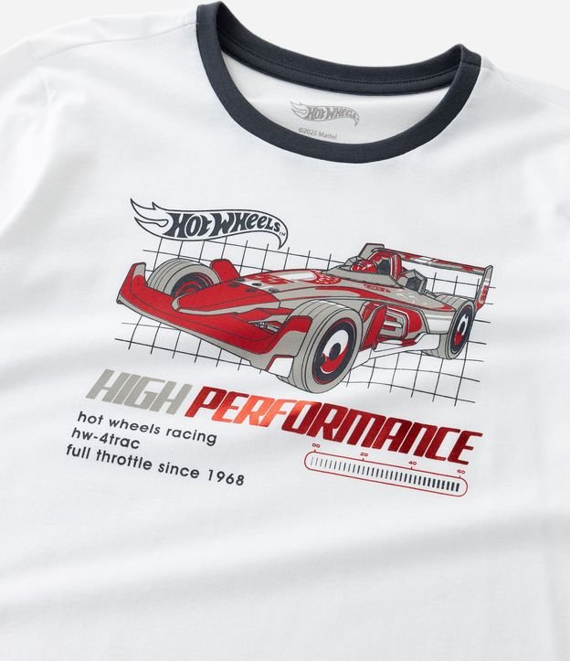 Pijama Largo Infantil en Algodón con Estampado Hotwheels - Talle 7 a 14 años 11