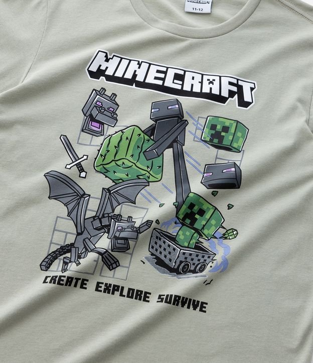 Pijama Infantil con Estampado Minecraft  – Talle 5 a 14 años 10