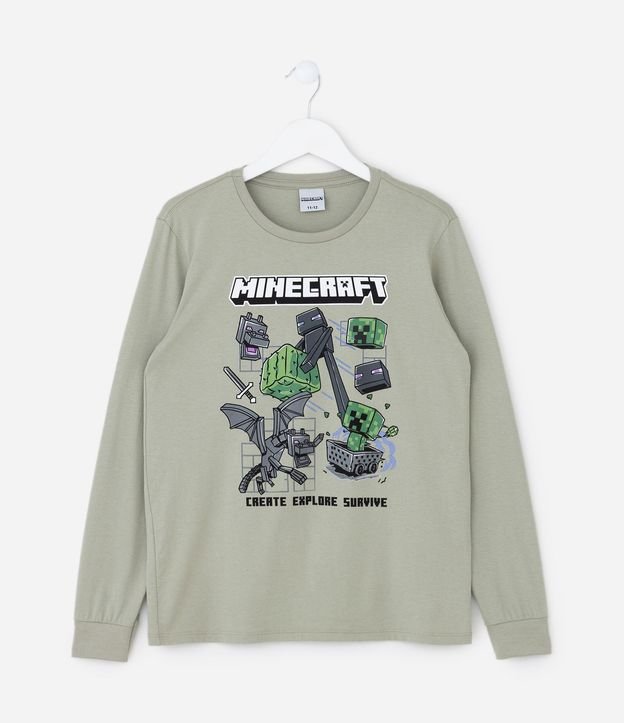 Pijama Infantil con Estampado Minecraft  – Talle 5 a 14 años 3