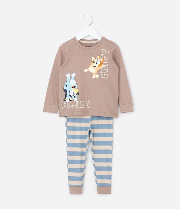 Pijama Infantil con Estampa de Bluey y Bingo – Talle 2 a 8 años