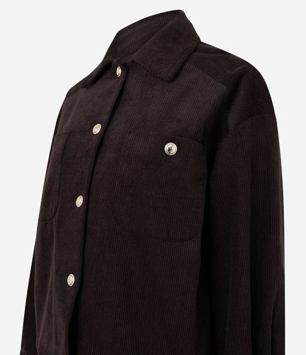 Campera en Terciopelo con Abotonado Delantero 6