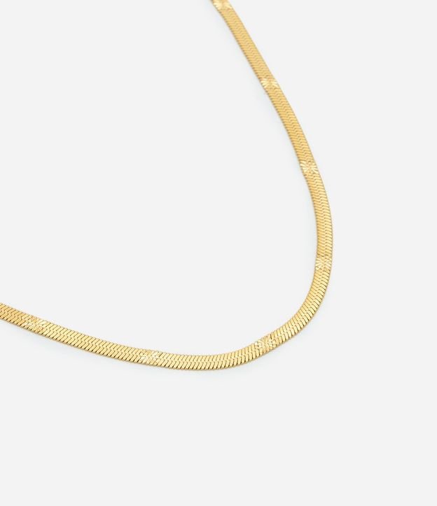 Collar Acero Inoxidable a Prueba de Agua con Detalle de Estrellas Grabadas