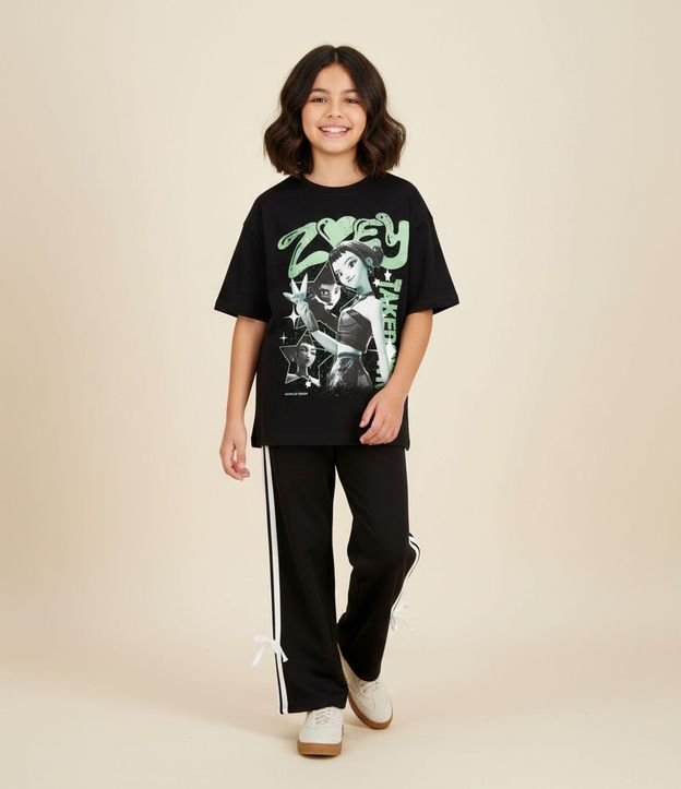 Remera Infantil con Estampado Huntrix Guerreras de K-pop – Talle 5 a 16 1