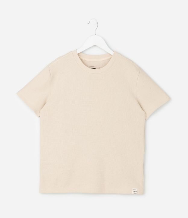 Remera Infantil Texturizada con Cuello Redondo – Talle 5 a 14 años 2