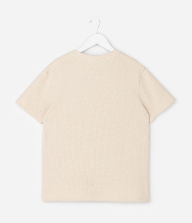 Remera Infantil Texturizada con Cuello Redondo – Talle 5 a 14 años 3