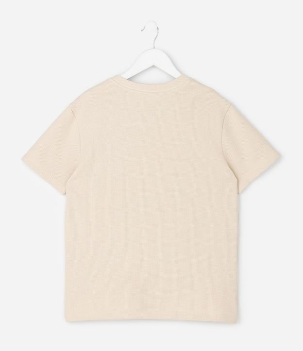 Remera Infantil Texturizada con Cuello Redondo – Talle 5 a 14 años 4