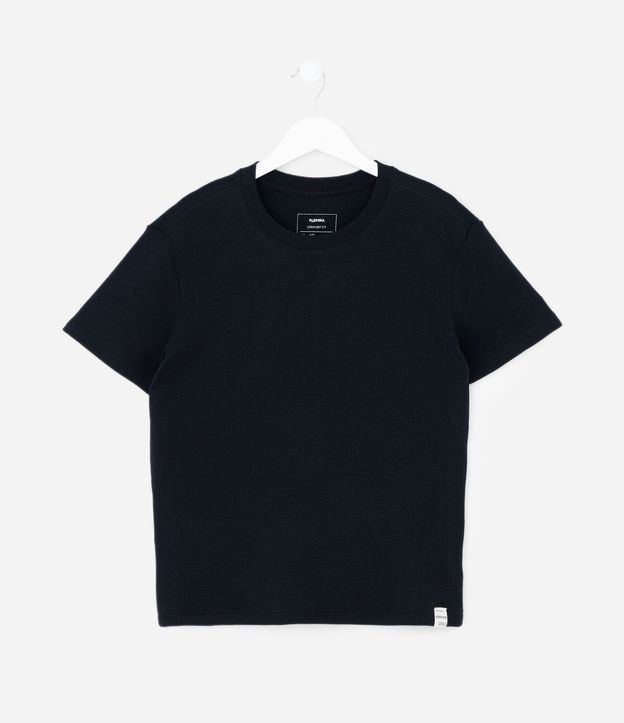 Remera Infantil Texturizada con Cuello Redondo – Talle 5 a 14 años 3