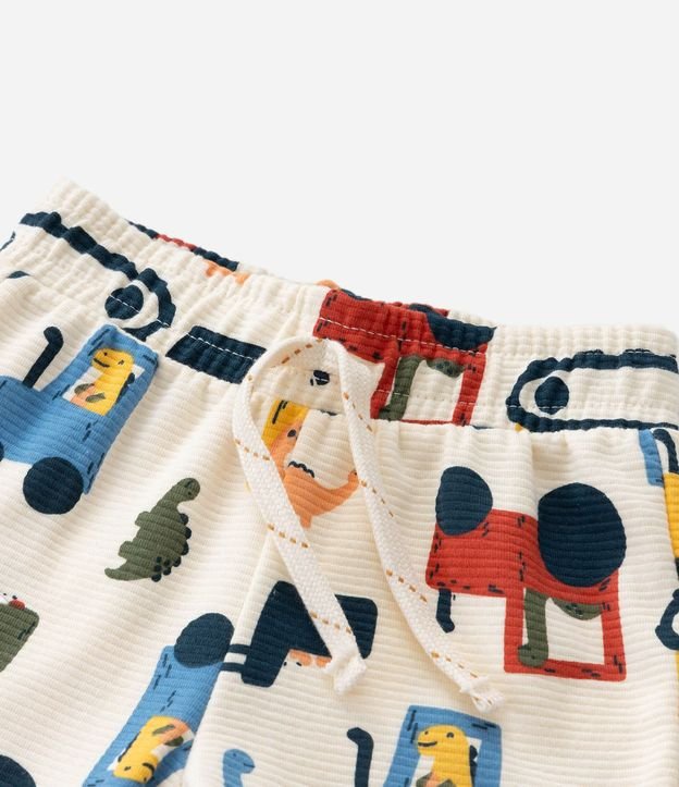 Conjunto Infantil con Estampado de Camiones – Talle RN a 18 Meses 9