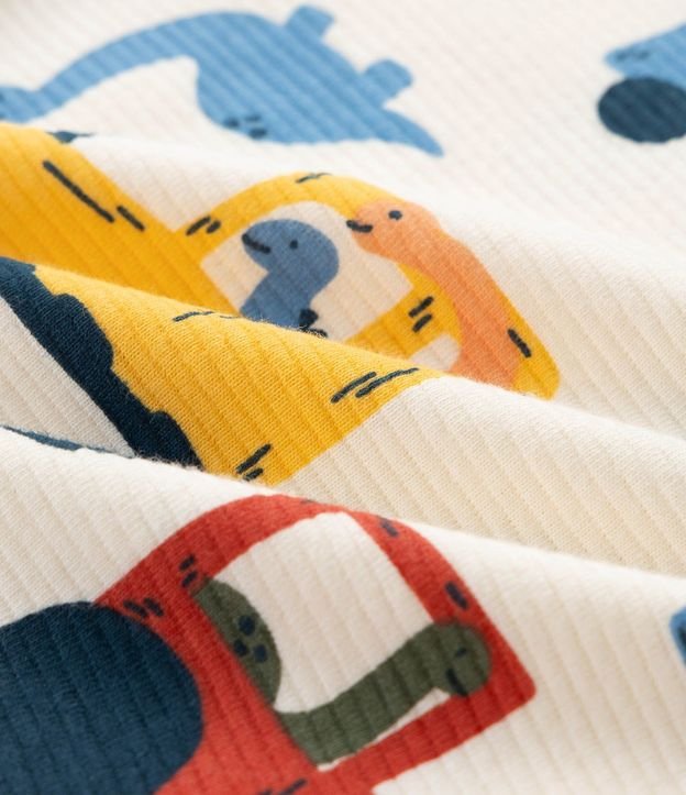 Conjunto Infantil con Estampado de Camiones – Talle RN a 18 Meses 8