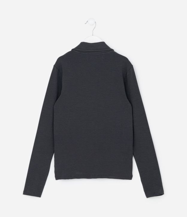 Blusa Infantil en Rib con Cuello Polo – Talle 5 a 14 años 3