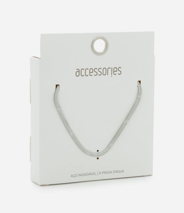 Collar de Acero Inoxidable a Prueba de Agua con Estrellitas Grabadas 3