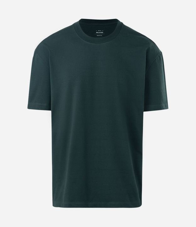 Remera Relaxed Básica en Malla 4