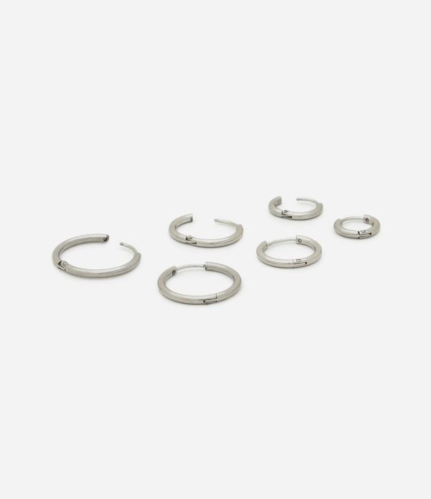 Kit 03 Argollas de Acero Inoxidable a Prueba de Agua con Diferentes Tamaños 2