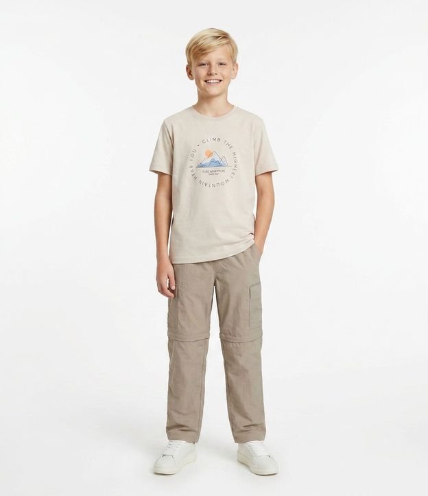 Remera Infantil con Estampa de Montaña – Talle 5 a 14 años