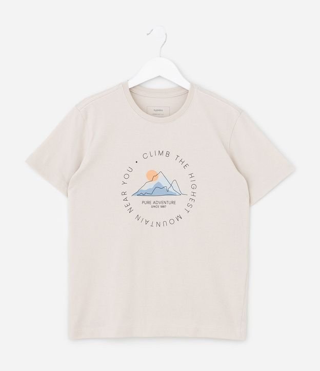Remera Infantil con Estampa de Montaña – Talle 5 a 14 años 2