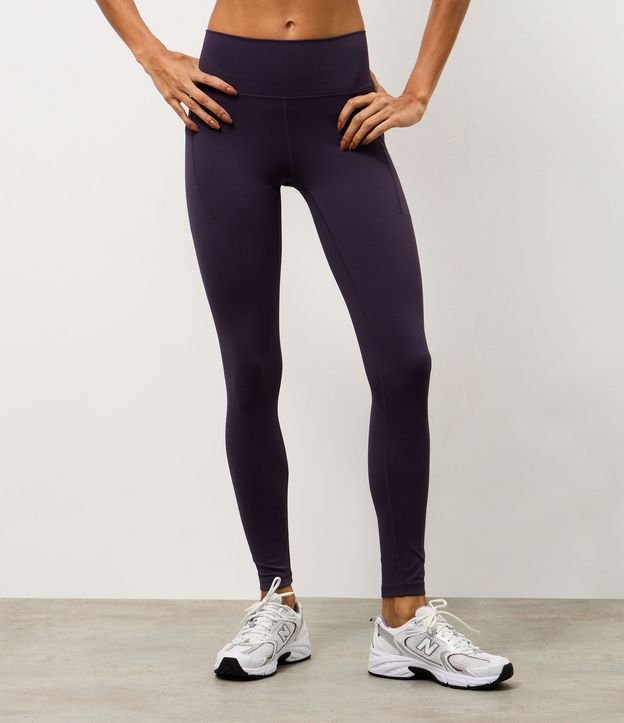 Calca Legging Deportiva en Microfibra con Bolsillos 2