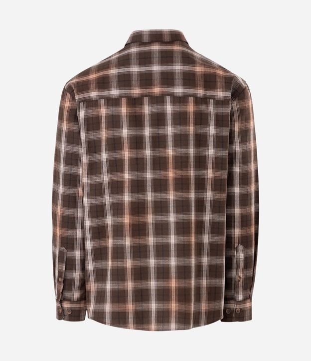 Camisa Manga Larga en Tricolina de Cuadros 2