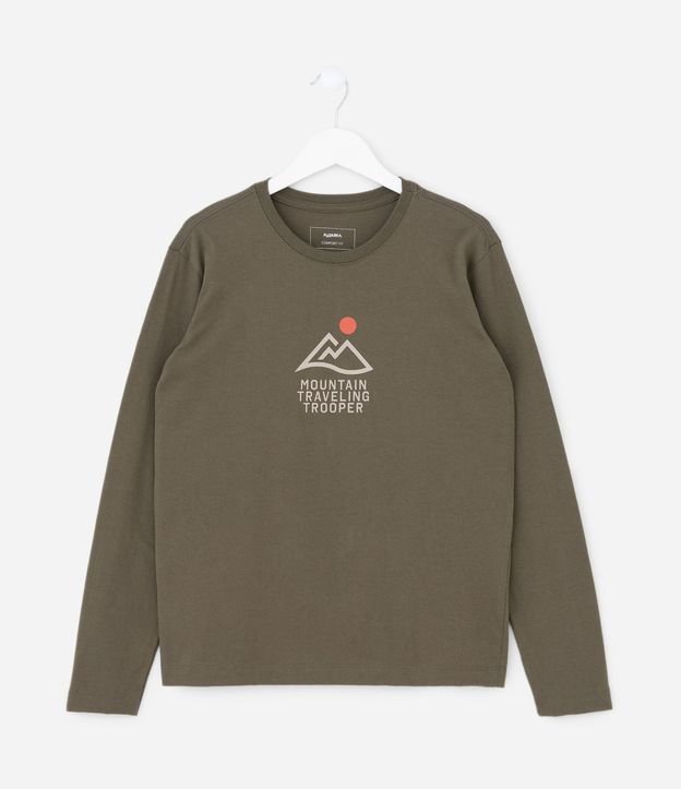 Remera Infantil con Estampado Mountain Traveling – Talle 5 a 14 años 2