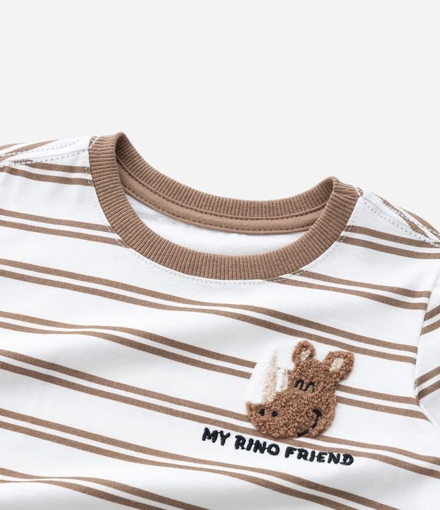 Conjunto Infantil con Rayas y Aplique de Animalito – Talle 1 a 6 años 12