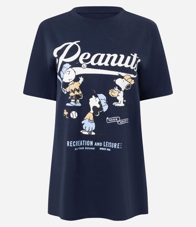 Remera en Algodón con Estampa Snoopy Peanuts