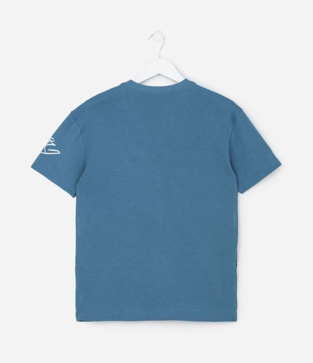 Remera Relaxed Infantil en Suedine con Estampa de Grafite - Talle 5 a 14 años 3
