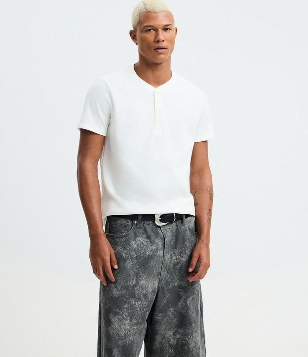 Remera Muscle en Algodón con Textura