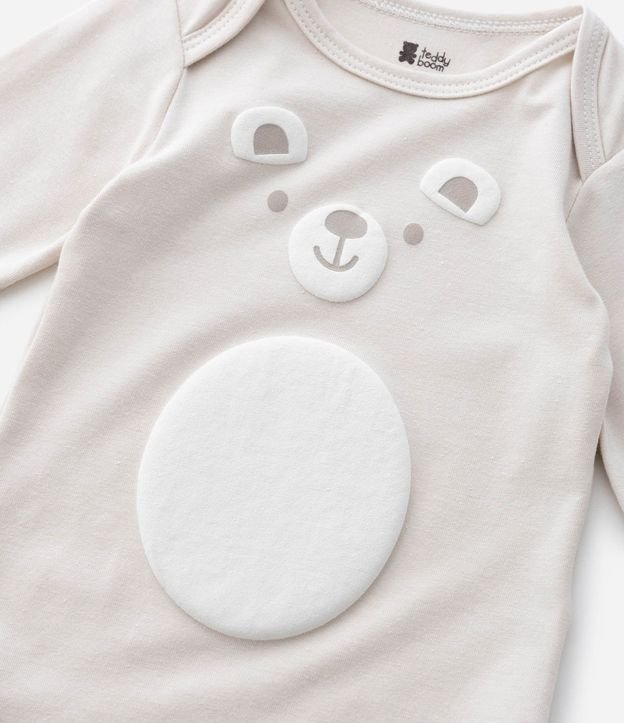 Body Infantil con Estampado Cara de Oso – Talle 0 a 18 Meses 7