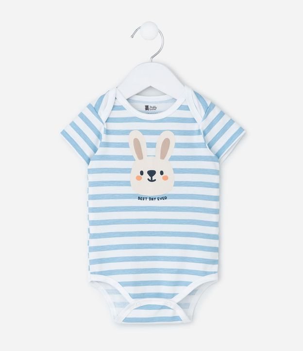 Body Infantil con Estampado de Conejo – Talle 0 a 18 Meses 2