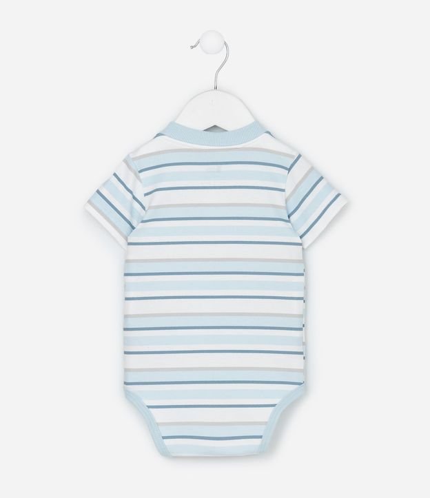 Body Infantil Listrado con Perrito en el Pecho – Talle RN a 18 Meses 3