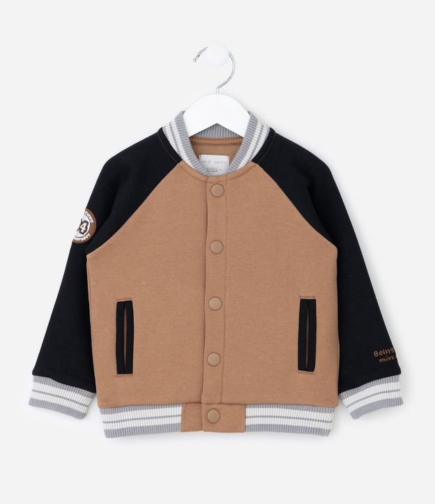 Campera Infantil Bomber con Mangas Raglán – Talle 1 a 5/6 años 3
