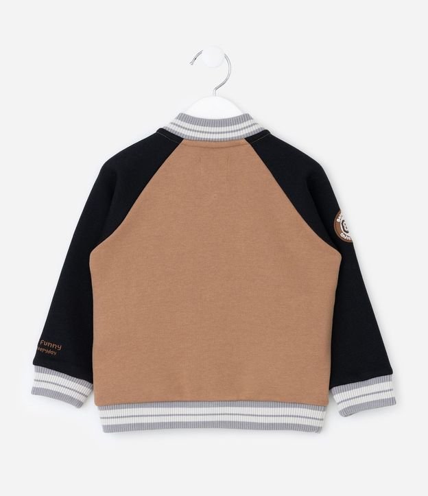 Campera Infantil Bomber con Mangas Raglán – Talle 1 a 5/6 años 4