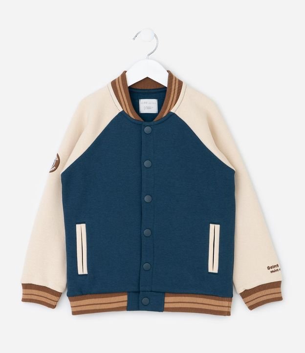 Campera Infantil Bomber con Mangas Raglán – Talle 1 a 5/6 años 2