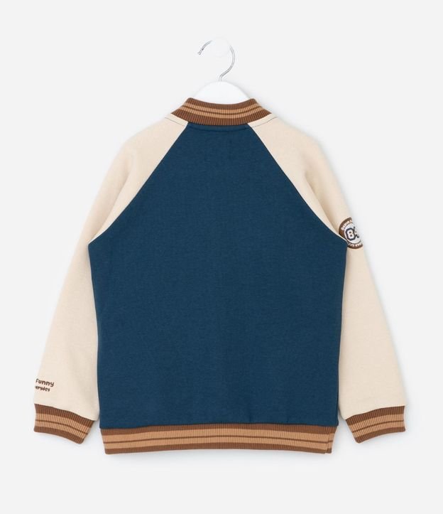 Campera Infantil Bomber con Mangas Raglán – Talle 1 a 5/6 años 3