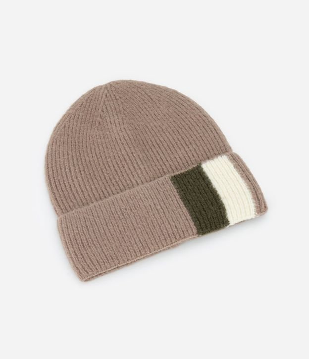 Gorro en Punto con Ruedo Plegado 2