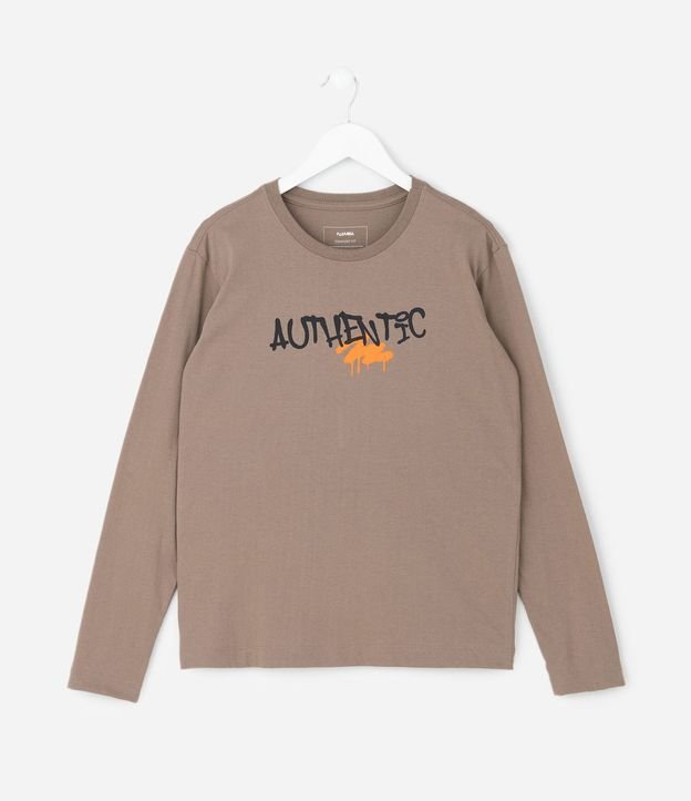 Remera Infantil con Estampa Authentic – Talle 5 a 14 años
