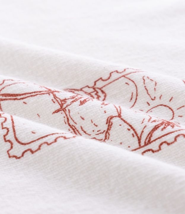 Musculosa Comfort en Algodón con Estampado Playero 4