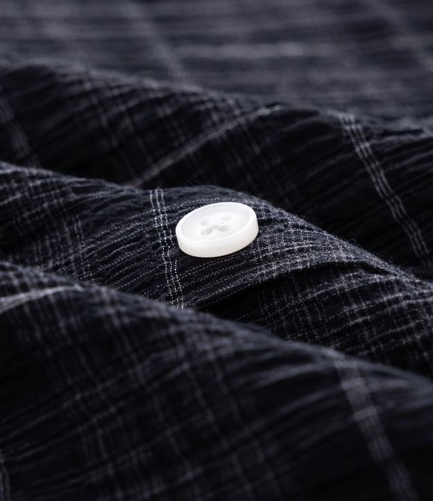 Camisa Manga Larga en Tricolina de Cuadros 7