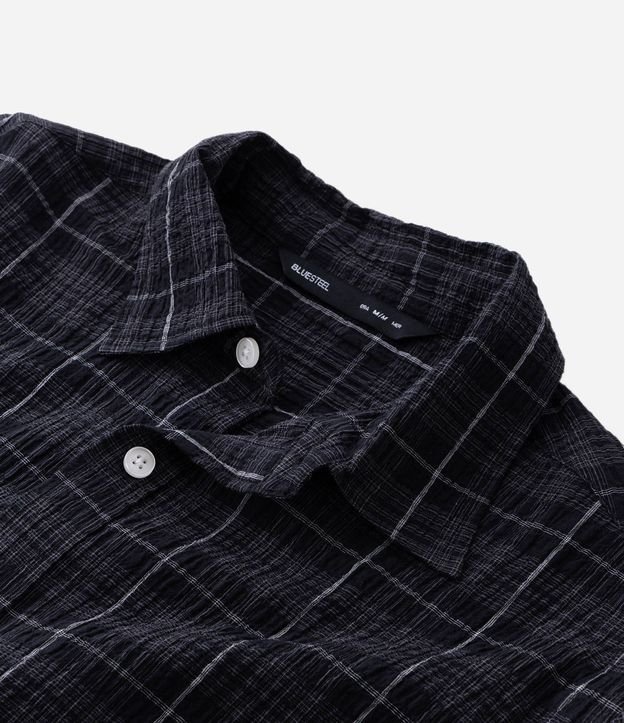 Camisa Manga Larga en Tricolina de Cuadros 9