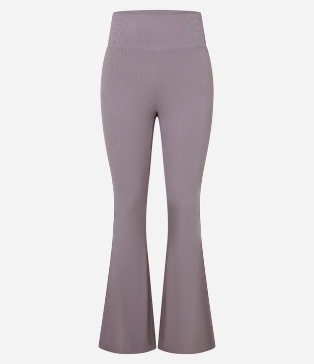 Pantalón Deportiva Flare en Microfibra Acanalada 6