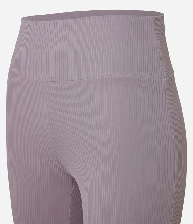 Pantalón Deportiva Flare en Microfibra Acanalada 7