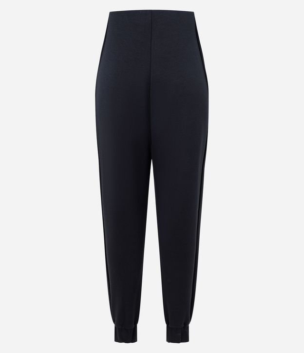 Pantalón Deportiva Jogger en Modal con Recorte 2