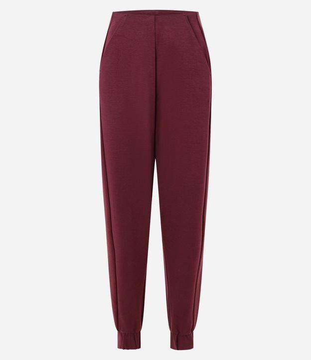 Pantalón Deportiva Jogger en Modal con Recorte